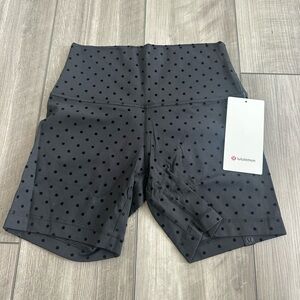 NWT RARE lululemon Black Polka Dot Align Shorts